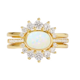 3 Set Opal Ring