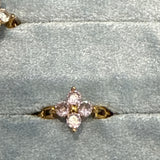 Three-Stone Ring - Pink