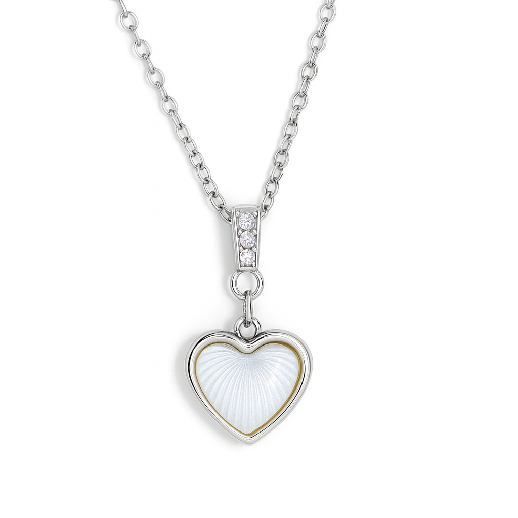 Iridescent Heart Pendant