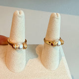 Raised Pearl Ring