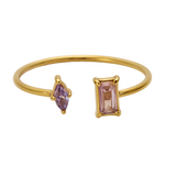 Marquise Gem Ring - Pink