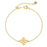 Petite Clover Charm (Silver & Gold)