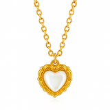 Vintage Heart Pendant Necklace