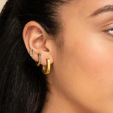 Orage Round Hoop Earrings