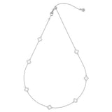 Seven Clover Station Necklace
