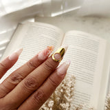 8430JR -  Simone Nail Finger Ring Gold Filled