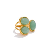 Two-Tone Gem Ring