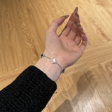 Square Silver Charm