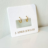 8151JE - Sally Hoop Earrings