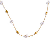 Two Tone Bead Necklace