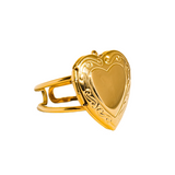 Sefina Locket Heart Ring