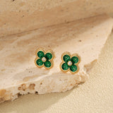 Green Clover Studs