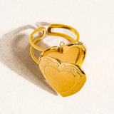 Sefina Locket Heart Ring