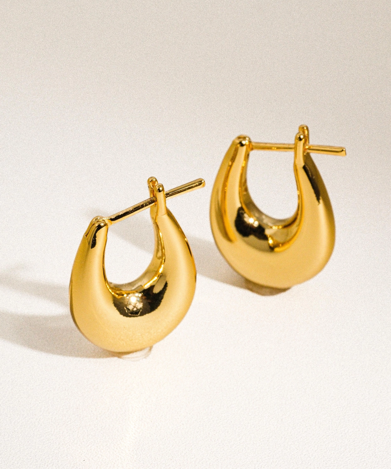 Classic Droplet Hoop Earrings