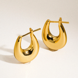 Classic Droplet Hoop Earrings