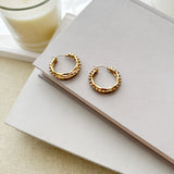 8357JE - Tony Hoop Earrings