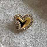 Heart brooch