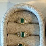 Dainty Green Stone Ring