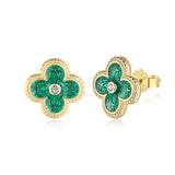 Green Clover Studs