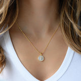 Divine Pearl Cross Necklace