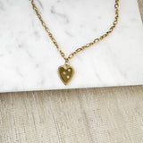 8352JN -  Love Heart Charm Necklace