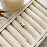 8328JR - Butterfly Mini Adjustable Gold Filled Ring