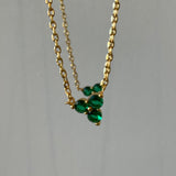 Quinn emerald necklace