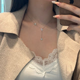 Butterfly Trio Necklace (Silver)