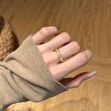 Mixed-Cut Eternity Band - ring