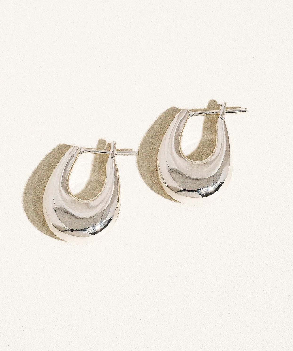 Classic Droplet Hoop Earrings