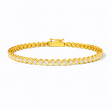 Classic Bezel Tennis Bracelet
