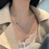 Seven Clover Station Necklace