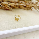 8329JR - Butterfly Adjustable Gold Filled Ring