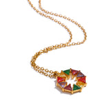 Rainbow Pendant Necklace
