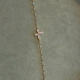 Butterfly twisted bracelet
