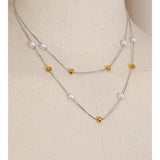 Double Layer Dainty Pearl
