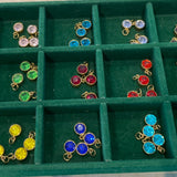 8092JC - Birthstone circle charm