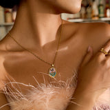 Oval Butterfly Pendant