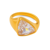 Petite Solitaire Ring