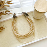 8806JN.a - Zahara Beaded Necklace in Pink