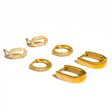 Orage Round Hoop Earrings