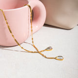 Tear Drop Shape Necklace
