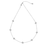 Seven Clover Station Necklace