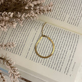 8854JB -  Thin Herringbone Chain Gold Filled Bracelet