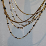 Black beaded layer