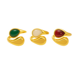 Tricolor Gem Ring