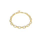 Pave Chain Link Bracelet