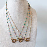 8148JN - Beaded Charm Necklace