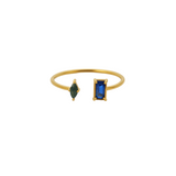 Marquise Gem Ring - Blue