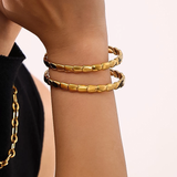 Brae Thin Serpent Bangle